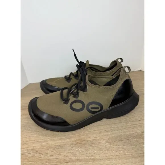 OOFOS OOMG Sport LS Low Shoes Men’s 11.5 Tactical Green Recovery Sneakers Cushio - Picture 9 of 11